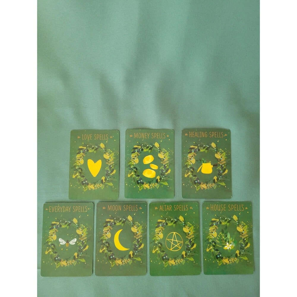 The Practical Witch's Spell Deck Oracle Cards 100 Spells Wicca Pagan Boxed Set - Picture 5 of 8